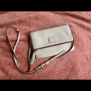 Cream DB authentic crossbody